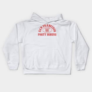 VINTAGE 49ERS ATHLETIC T SHIRT Kids Hoodie